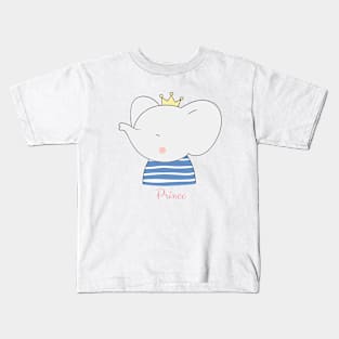 Prince elephant Kids T-Shirt